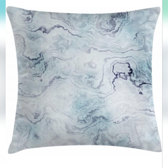 Marble Print Throw Pillow Cushion Cover - Picture 1 of 2